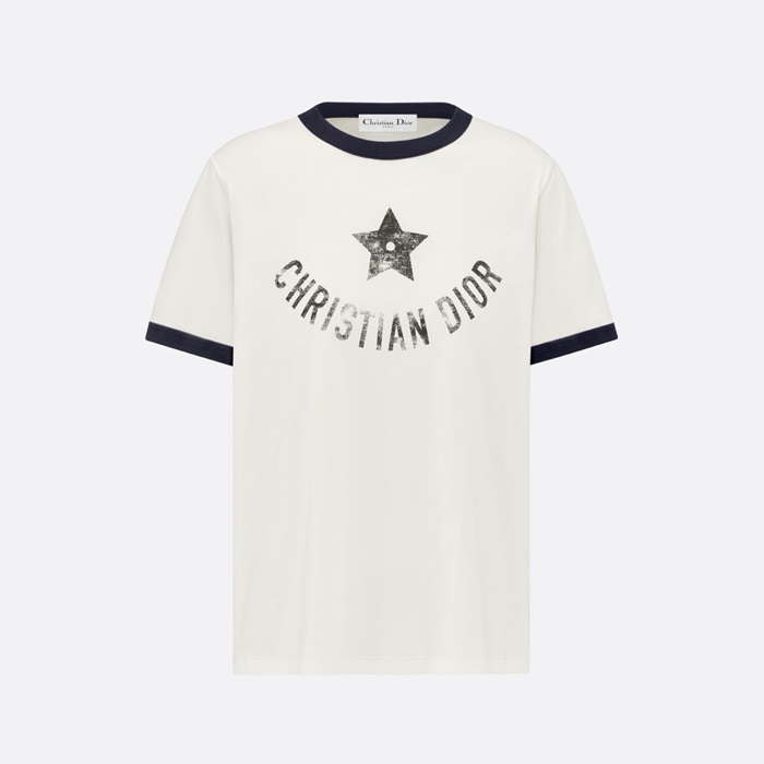 ディオールレディースホワイト半袖Tシャツc966