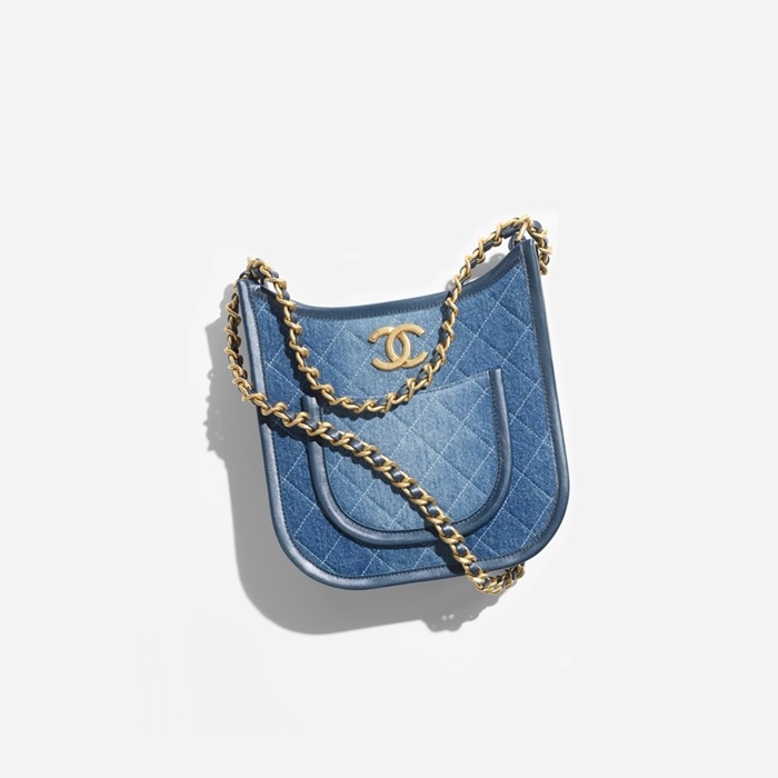 シャネルレディース24ブルーハボバッグb2166
