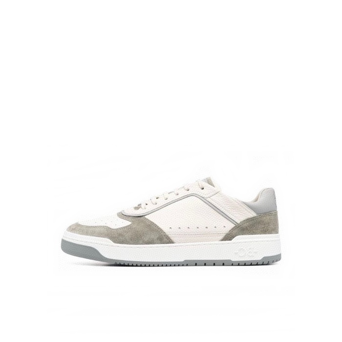 ブルネロクチネリメンズカーキタブスニーカーs1004