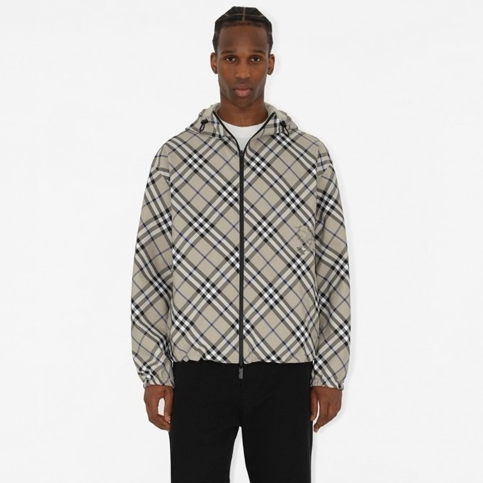 バーバリーメンズベージュ両面ジャケットc616