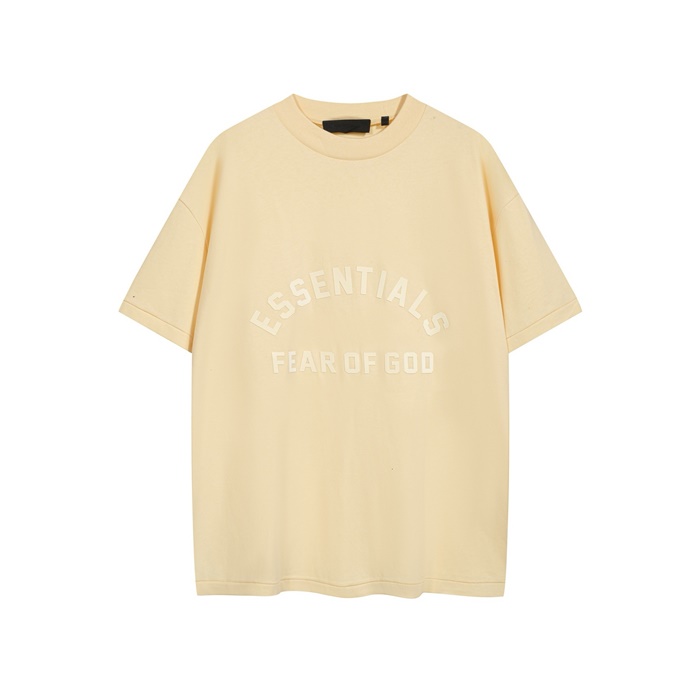 フィアオブゴッドメンズベージュ半袖Tシャツc1033