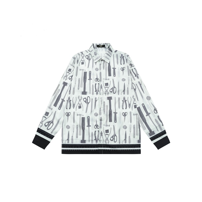 ェンディメンズホワイトシャツc1069