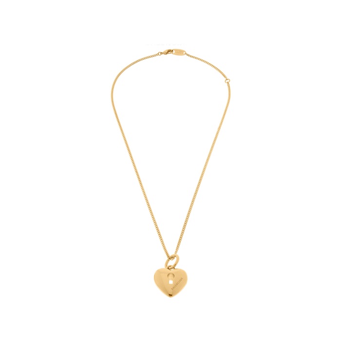 バレンシアガレディースイエローゴールドネックレス-c1954