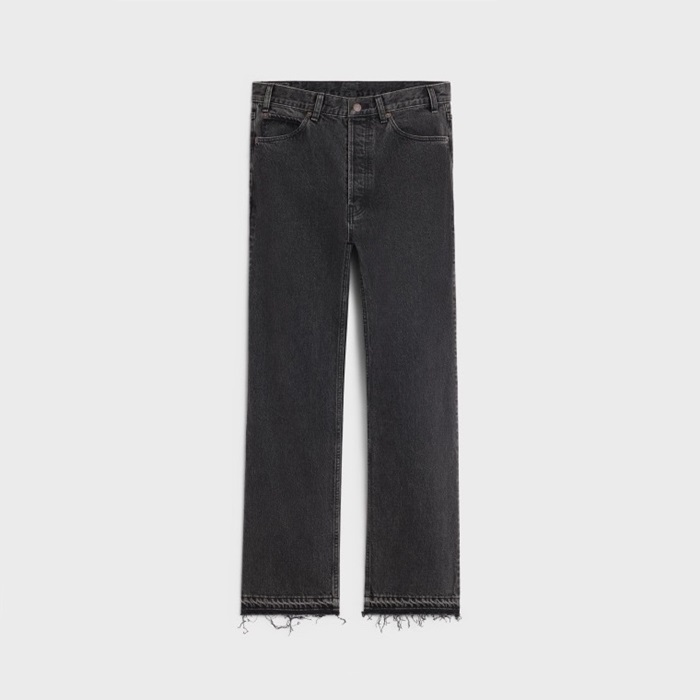 セリーヌメンズブラックジーンズe1095