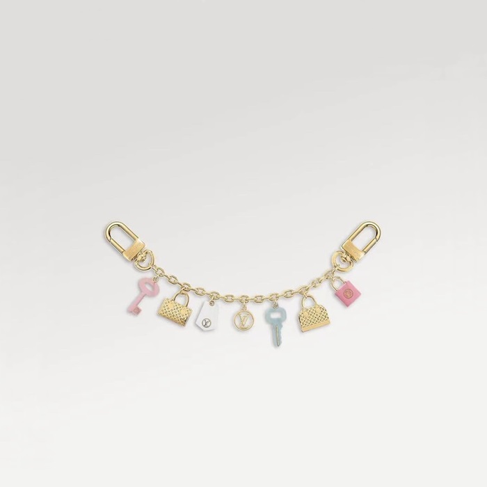 ルイヴィトンユニセックスナノグラムキーホルダー