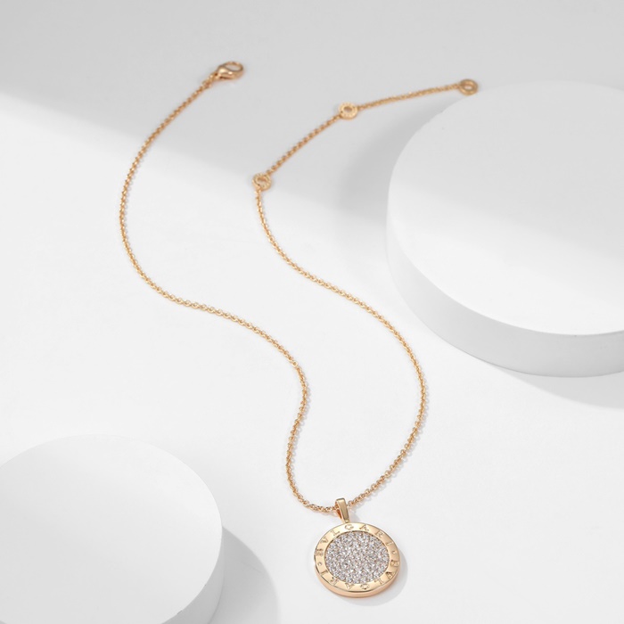 ブルガリレディースゴールドネックレスc2038