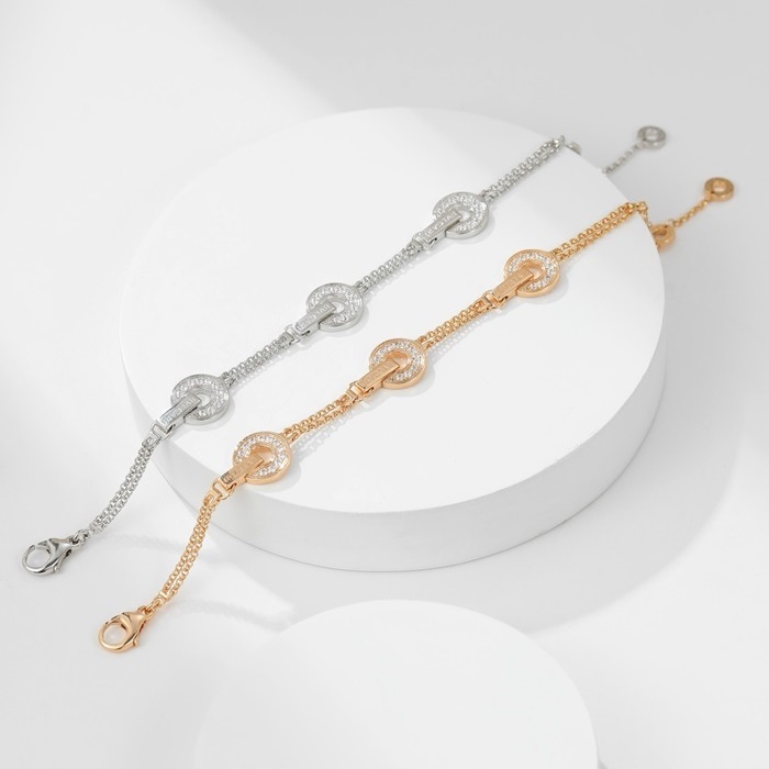 ブルガリレディースゴールドブレスレットc2050