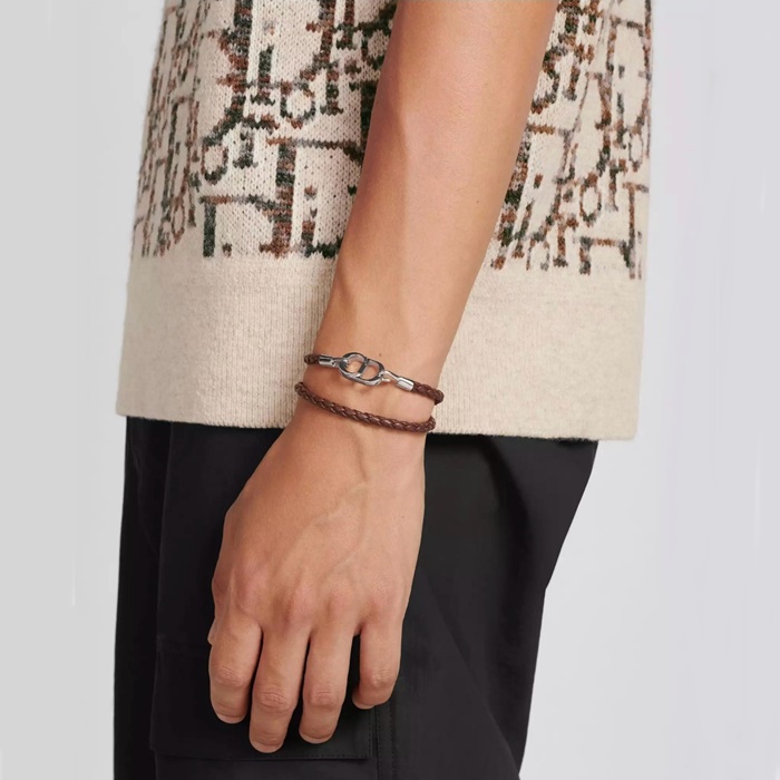 ディオールメンズゴールドブレスレットc2072