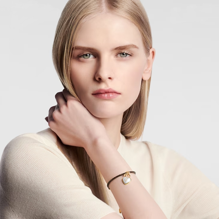 ルイヴィトンレディースハートパッドロックブレスレットc2086