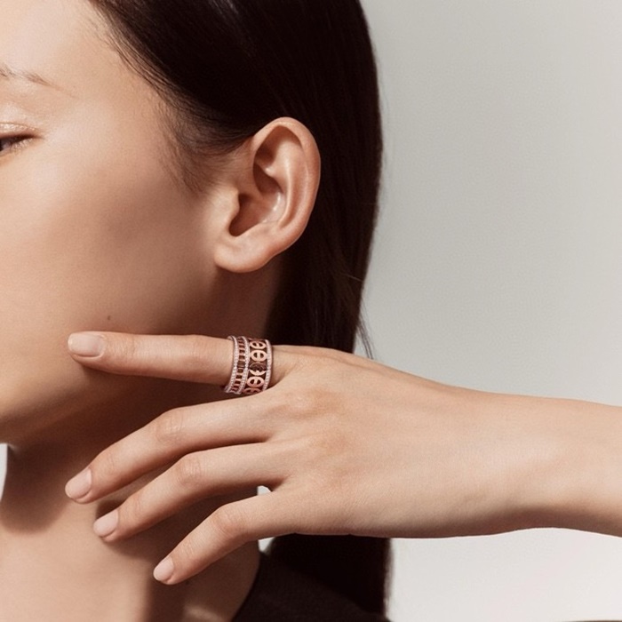 エルメスレディースゴールドリングc2090