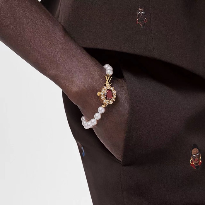 ルイヴィトンレディースダイナスティフラワーブレスレットc2133