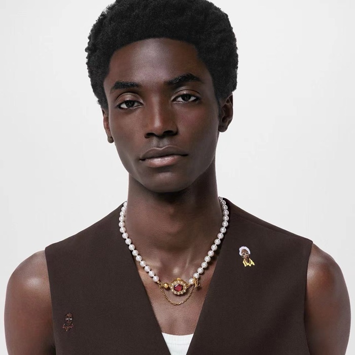 ルイヴィトンレディースダイナスティフラワーネックレスc2134