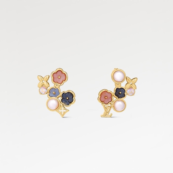 ルイヴィトンレディースゴールドピアスc2136