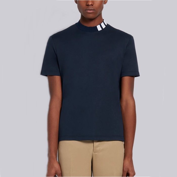 トムブラウンメンズクルーネック半袖Tシャツc1169