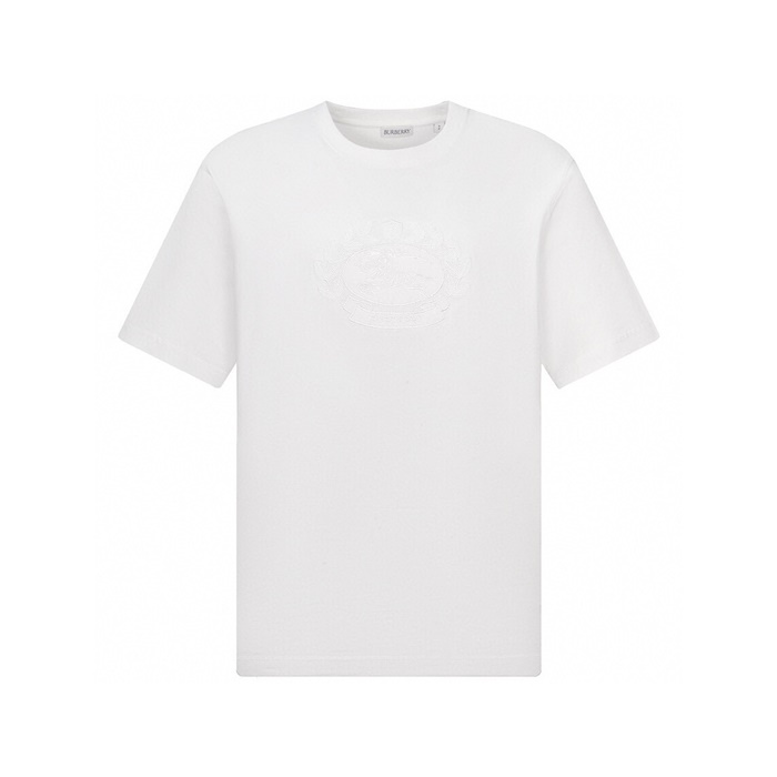 バーバリーメンズホワイト半袖Tシャツc1176