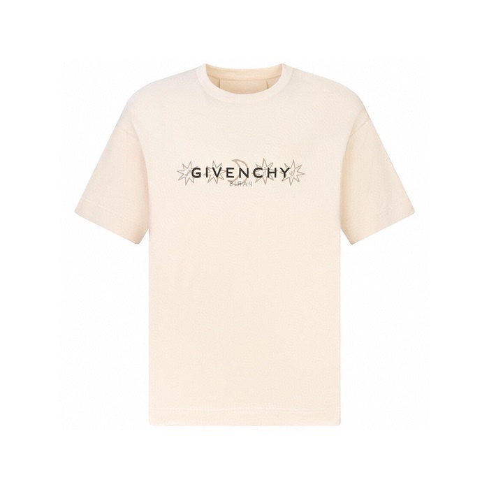 ジバンシィメンズホワイト半袖Tシャツc1180