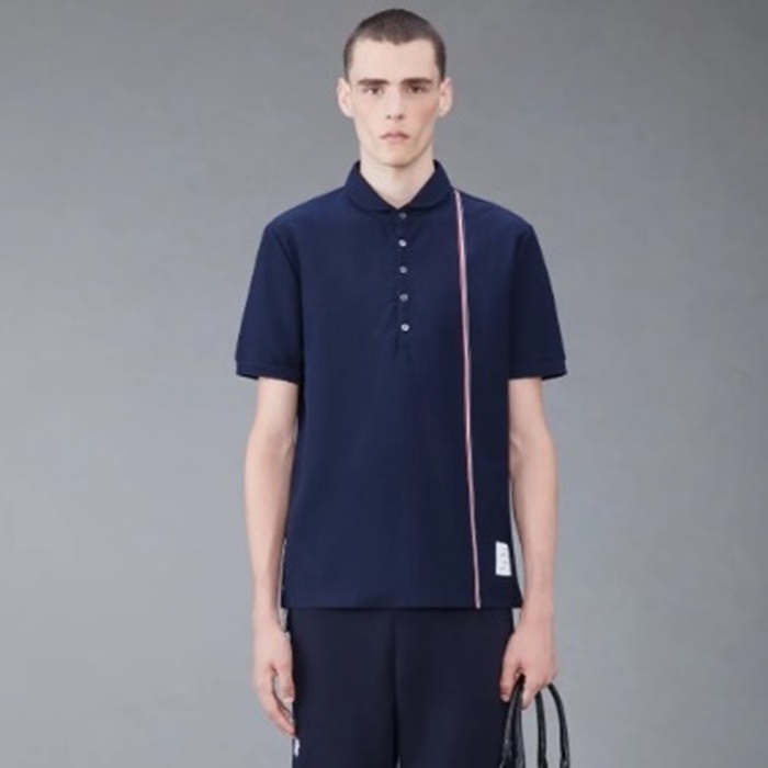 トムブラウンメンズポロ半袖Tシャツc1224