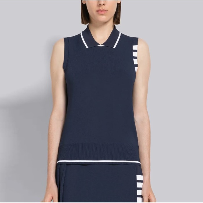 トムブラウンレディースラウンドタンクトップc1237