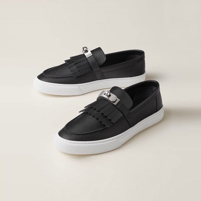 エルメスユニセックスケリーローファーs1072