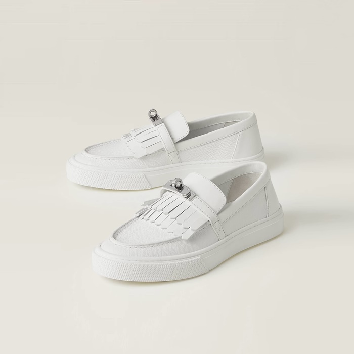 エルメスユニセックスケリーローファーs1073