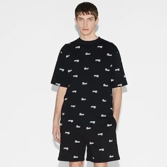 グッチメンズブラックツーピース-c1260