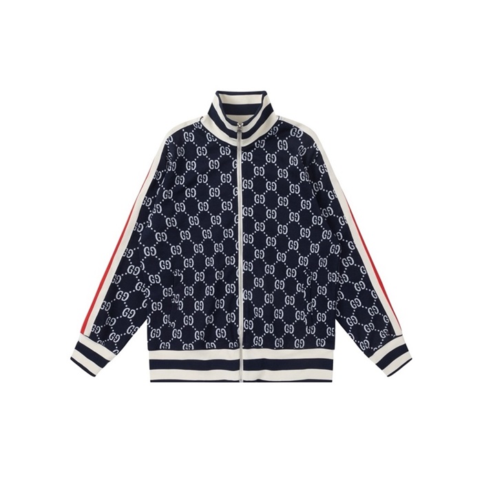 グッチメンズネイビージャケットc1292