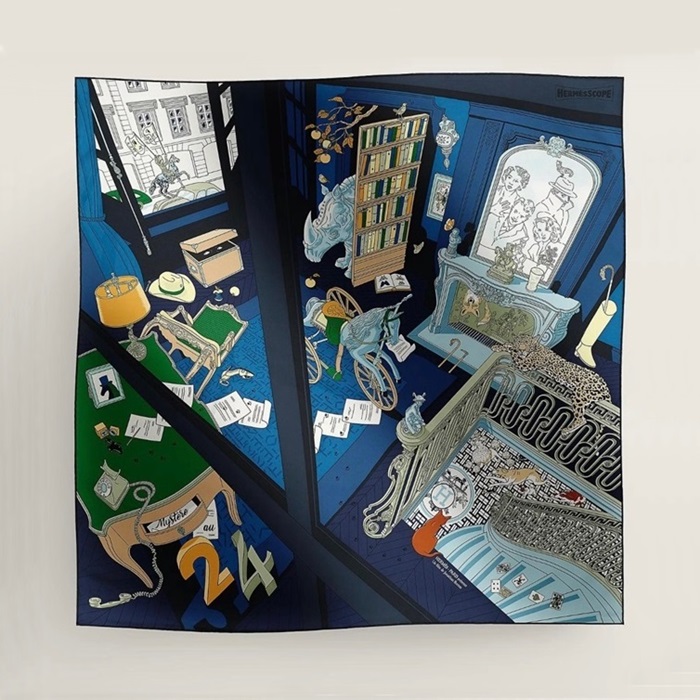 エルメスレディースブルーニットc2194