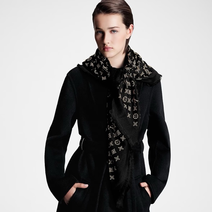 ルイヴィトンレディースモノグラムマフラーc2179