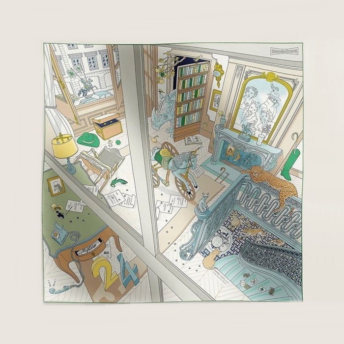 エルメスレディースブルーニットc2202