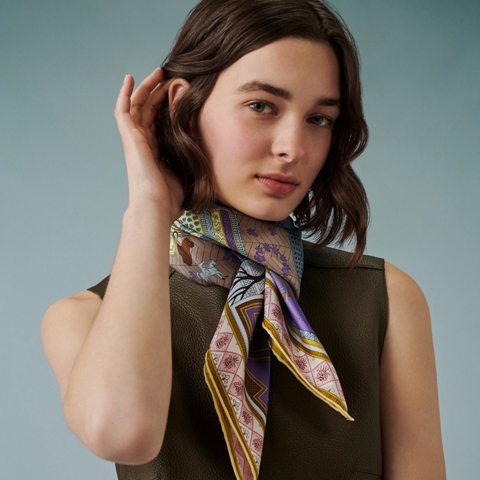 エルメスレディースブルーニットc2205