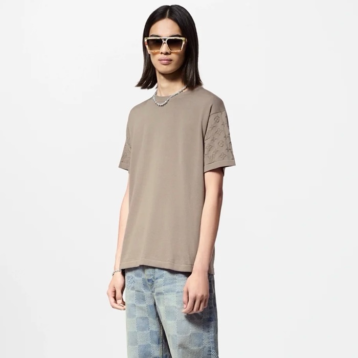 ルイヴィトンメンズラウンド半袖Tシャツc1380