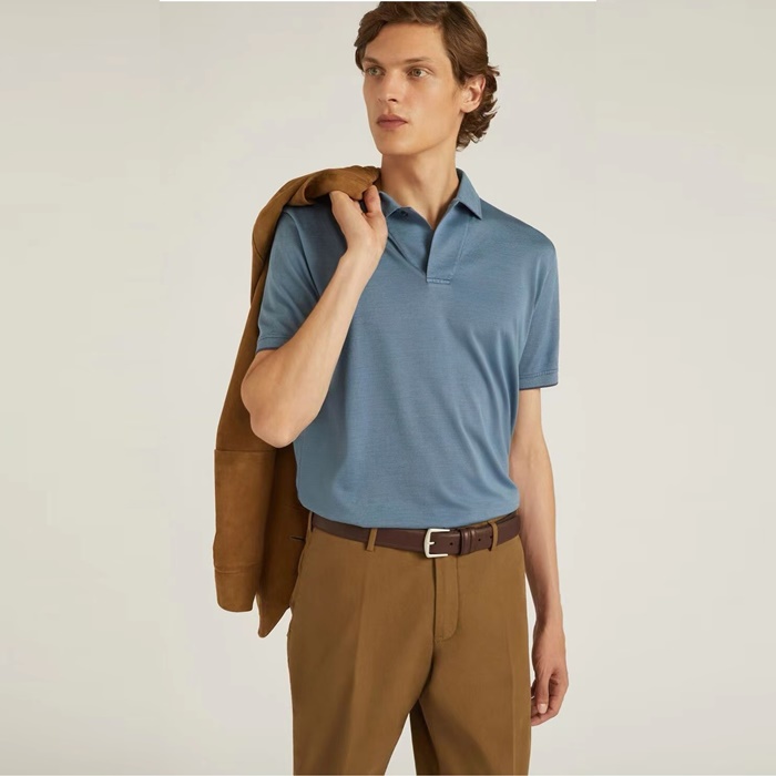 ロロピアーナメンズポロ半袖Tシャツc1394