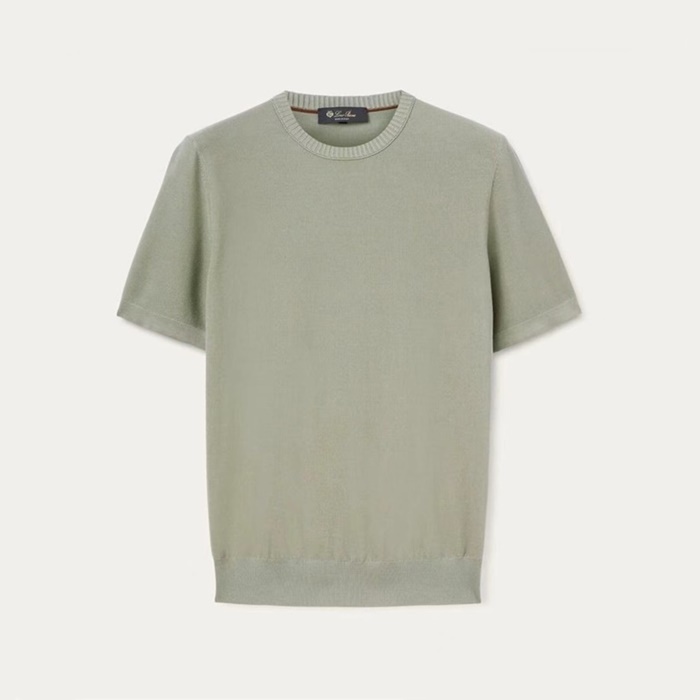 ロロピアーナメンズラウンド半袖Tシャツc1397