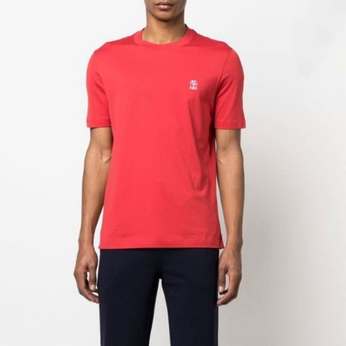 ブルネロクチネリメンズラウンドシャツc1410