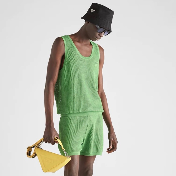 プラダメンズラウンドタンクトップc1419