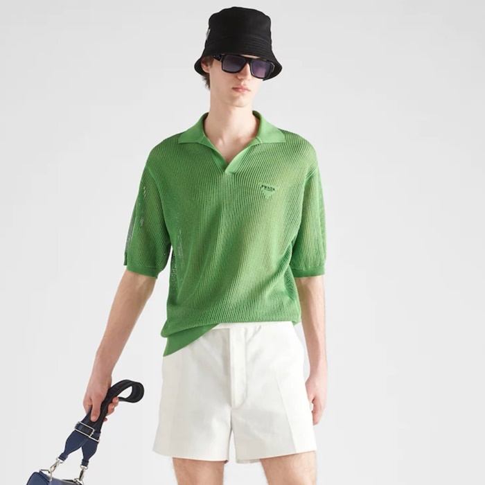 プラダメンズポロ半袖Tシャツc1422