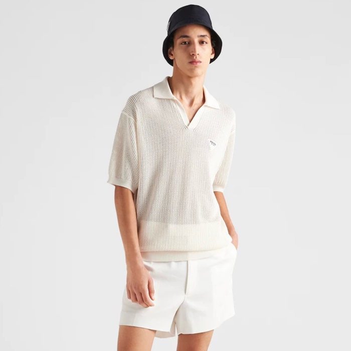 プラダメンズポロ半袖Tシャツc1423