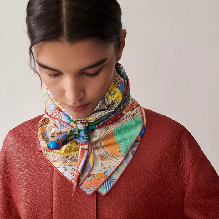 エルメスレディースホワイトニットc2232