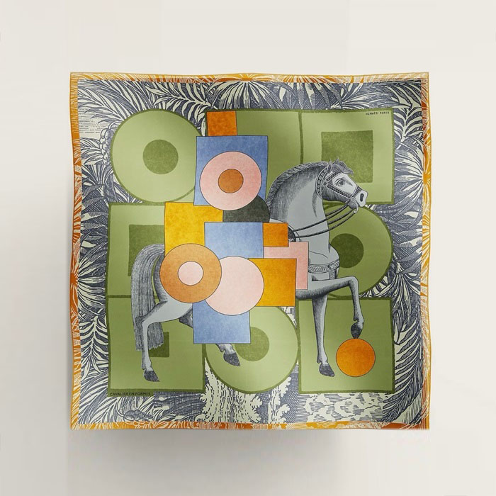 エルメスレディースグリーンニットc2253