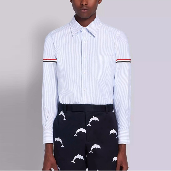 トムブラウンメンズクラシックシャツドレスシャツc1443