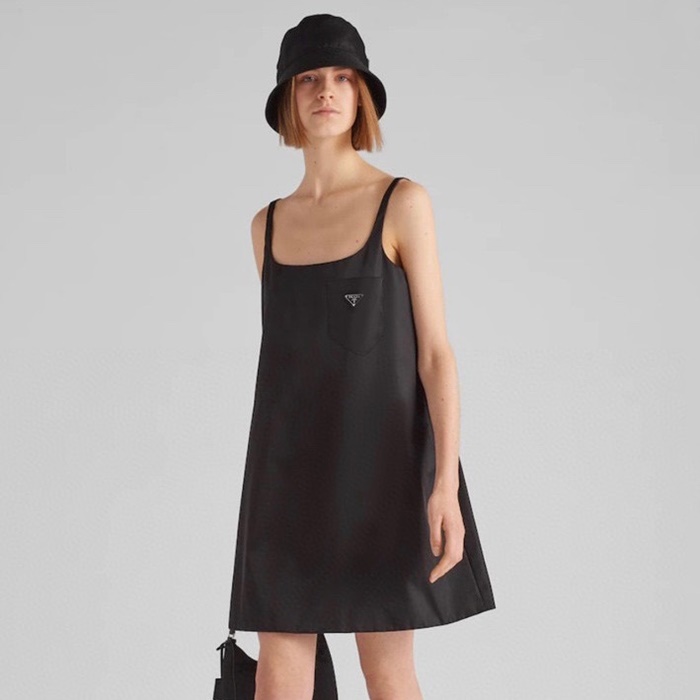 プラダレディースブラックワンピース-c1466