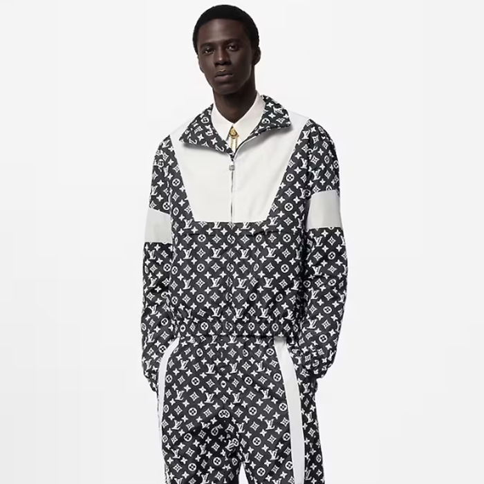 ルイヴィトンメンズブラックジャケットc1484