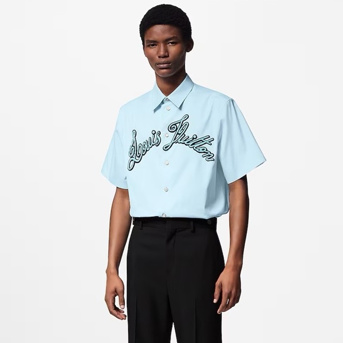 ルイヴィトンメンズポロ半袖シャツドレスシャツc1491