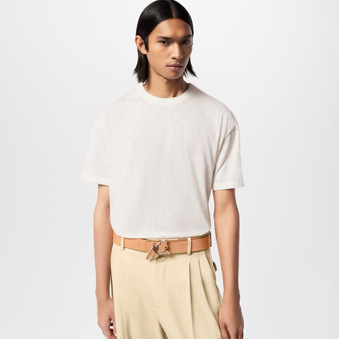 ルイヴィトンメンズホワイト半袖Tシャツc1492