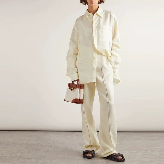 ボッテガヴェネタレディースリネンツーピース-c1516