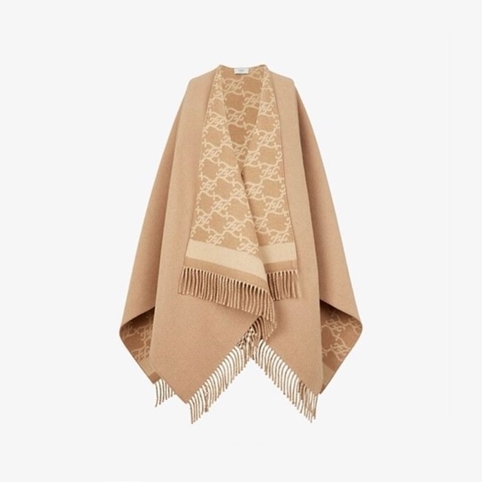 ェンディレディースキャメルポンチョc2272