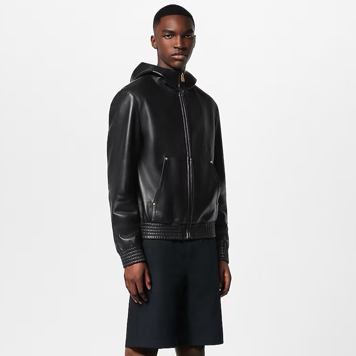 ルイヴィトンメンズポロレザージャケットc1518