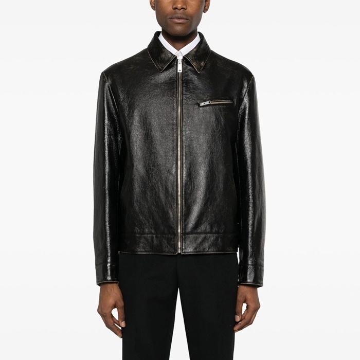 プラダメンズポロレザージャケットc1530