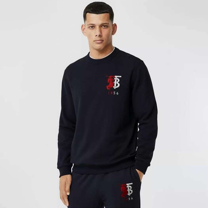 バーバリーユニセックスラウンドスウェットシャツc1540