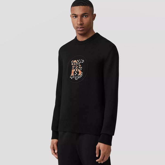 バーバリーメンズラウンドスウェットシャツc1543